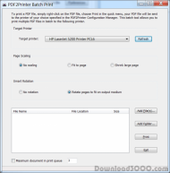 PDF2Printer screenshot